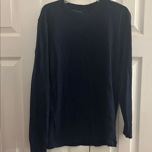 American Eagle Outfitters Dark Blue Long Sleeve Tee